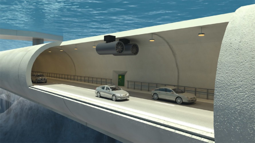 Norwegian underwater tunnel cover photo